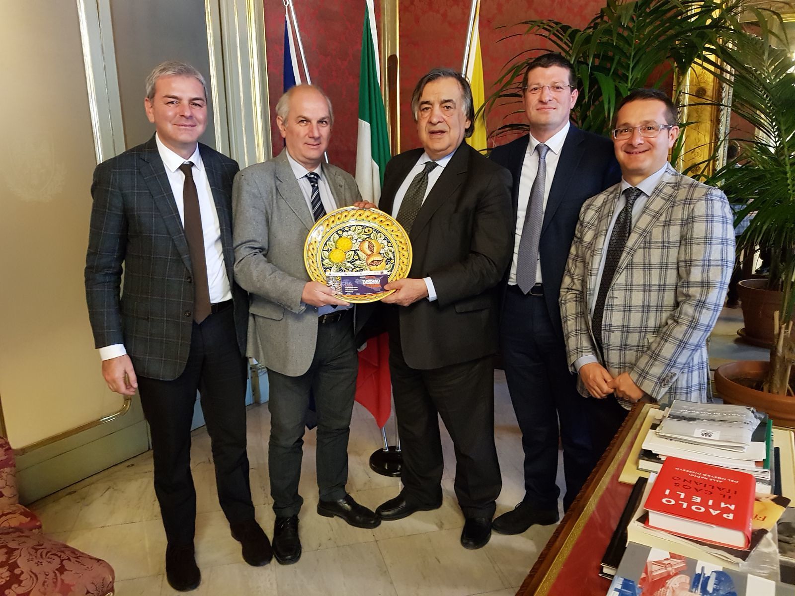 CNA Agrigento e Leoluca Orlando