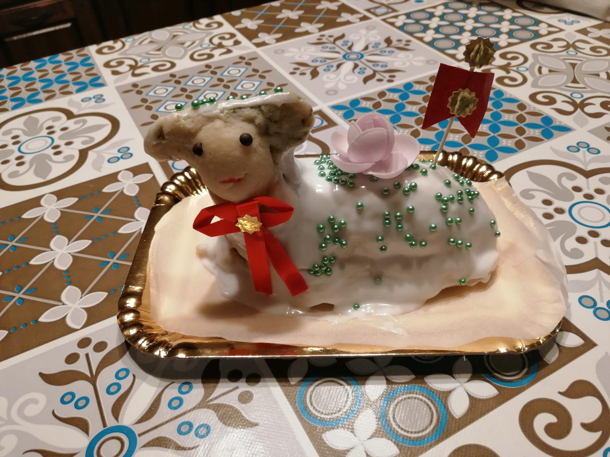Agnello pasquale di Favara con la velata