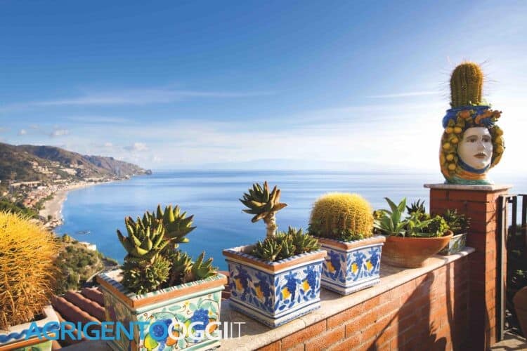 Coastline Taormina, Sicily, Italy