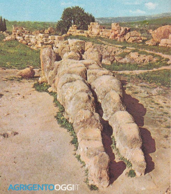 telamone del Tempio di Giove, meravigliosa italia, sicilia 1967