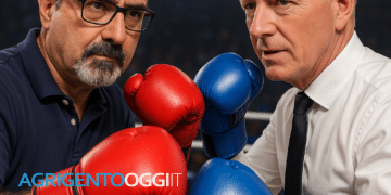 nino cuffaro a sinistra e Lillo Firetto a destra nella foto di fantasia